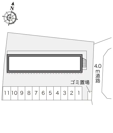 ★手数料０円★八王子市弐分方町　月極駐車場（LP）